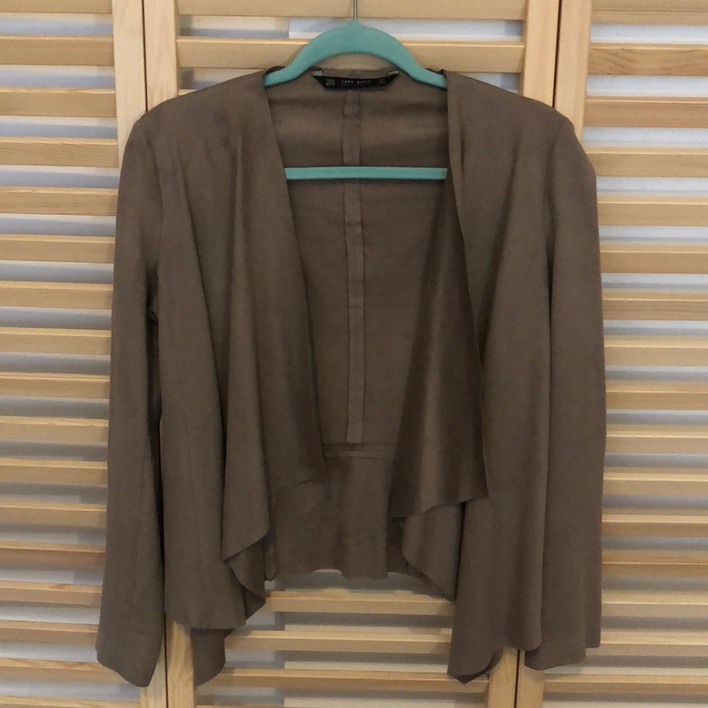 Faux suede jacket | ZARA